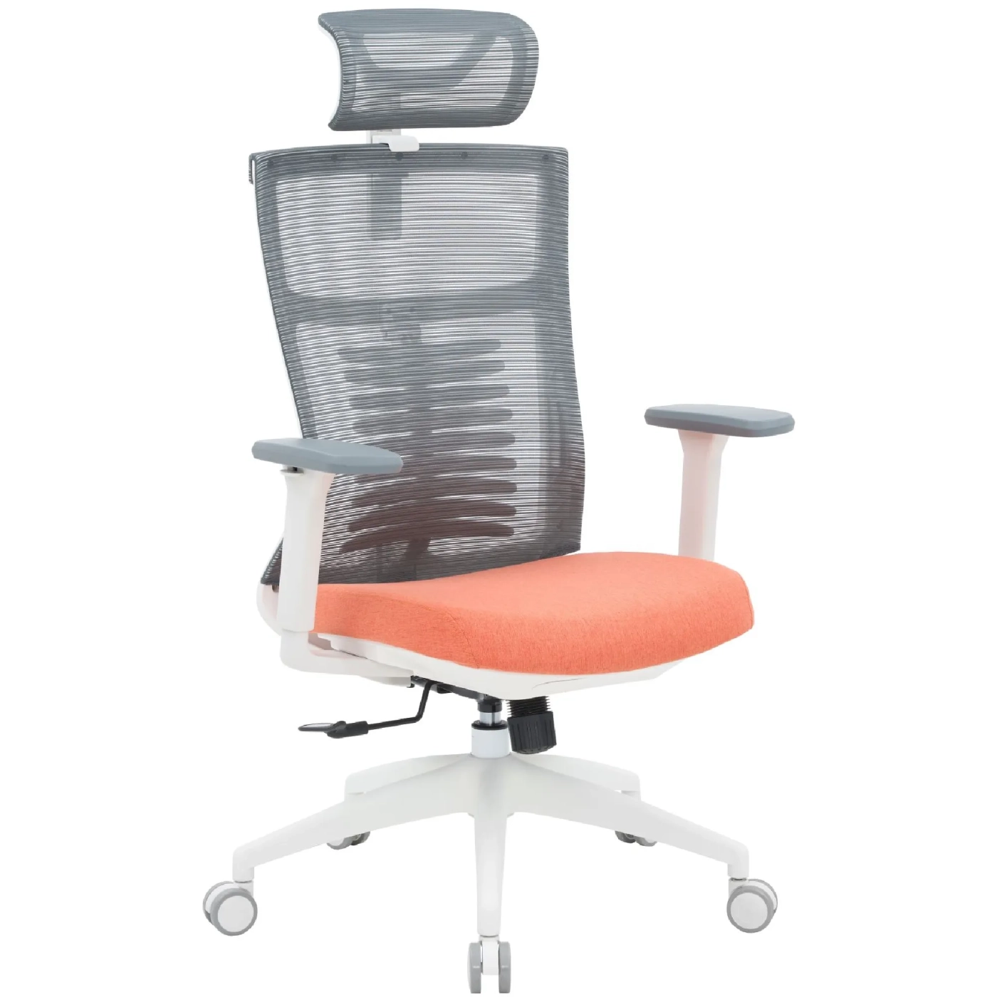 Купить Кресло офисное Officepro Balance OC550-W-DG-OR White/Dark Gray/Orange - фото 2