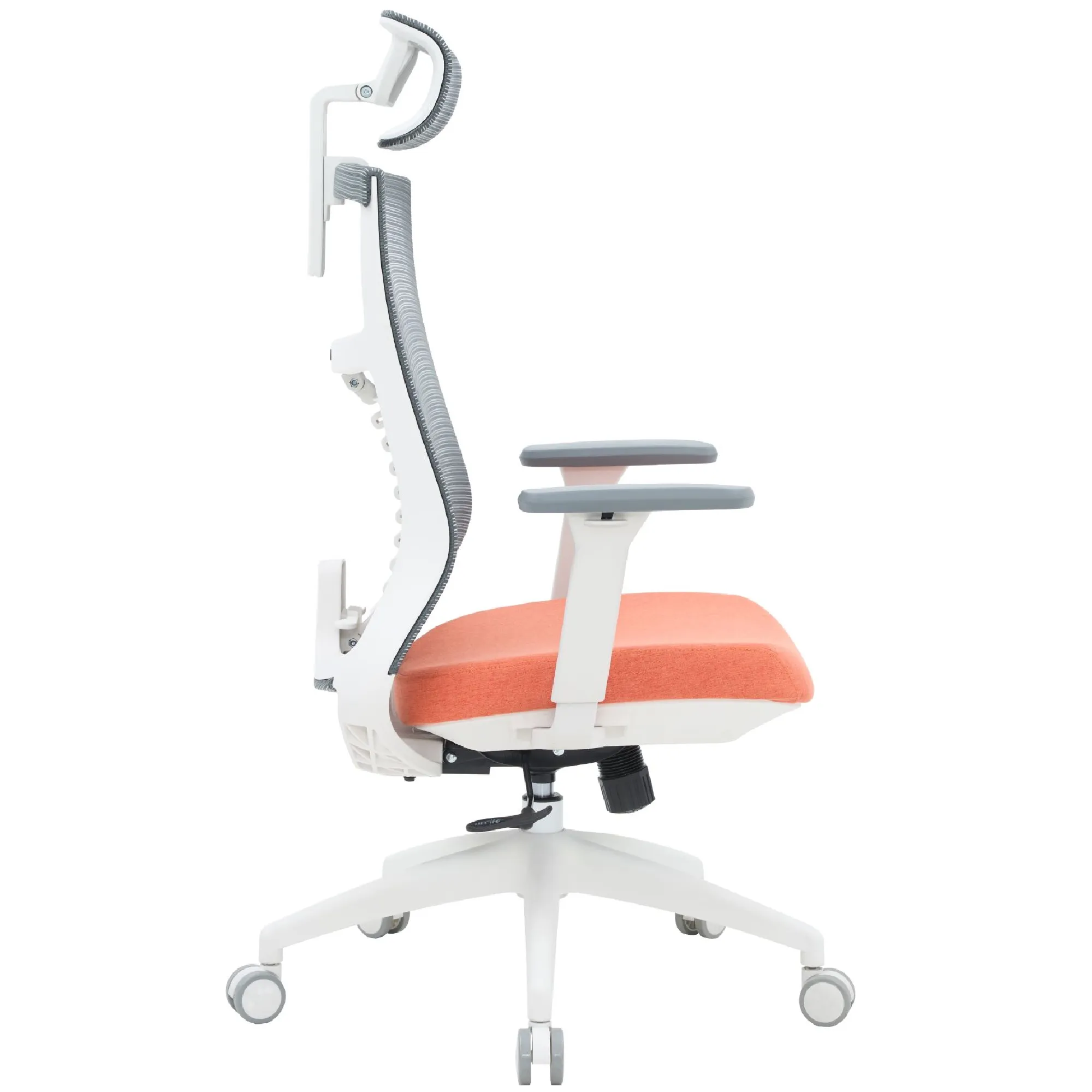 Купить Кресло офисное Officepro Balance OC550-W-DG-OR White/Dark Gray/Orange - фото 4