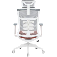 Купить Кресло офисное Officepro Balance OC550-W-DG-OR White/Dark Gray/Orange - фото 6