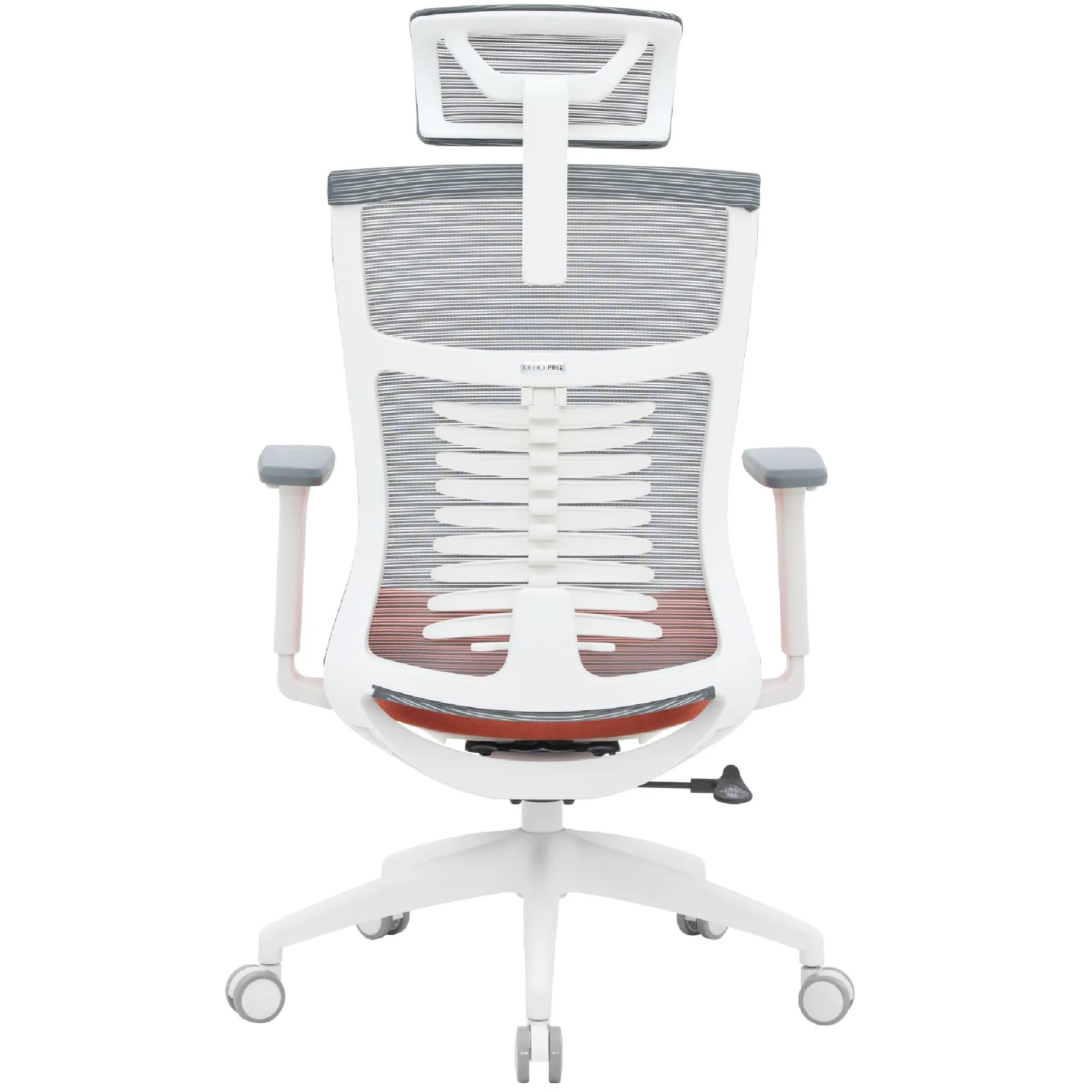 Купить Кресло офисное Officepro Balance OC550-W-DG-OR White/Dark Gray/Orange - фото 6