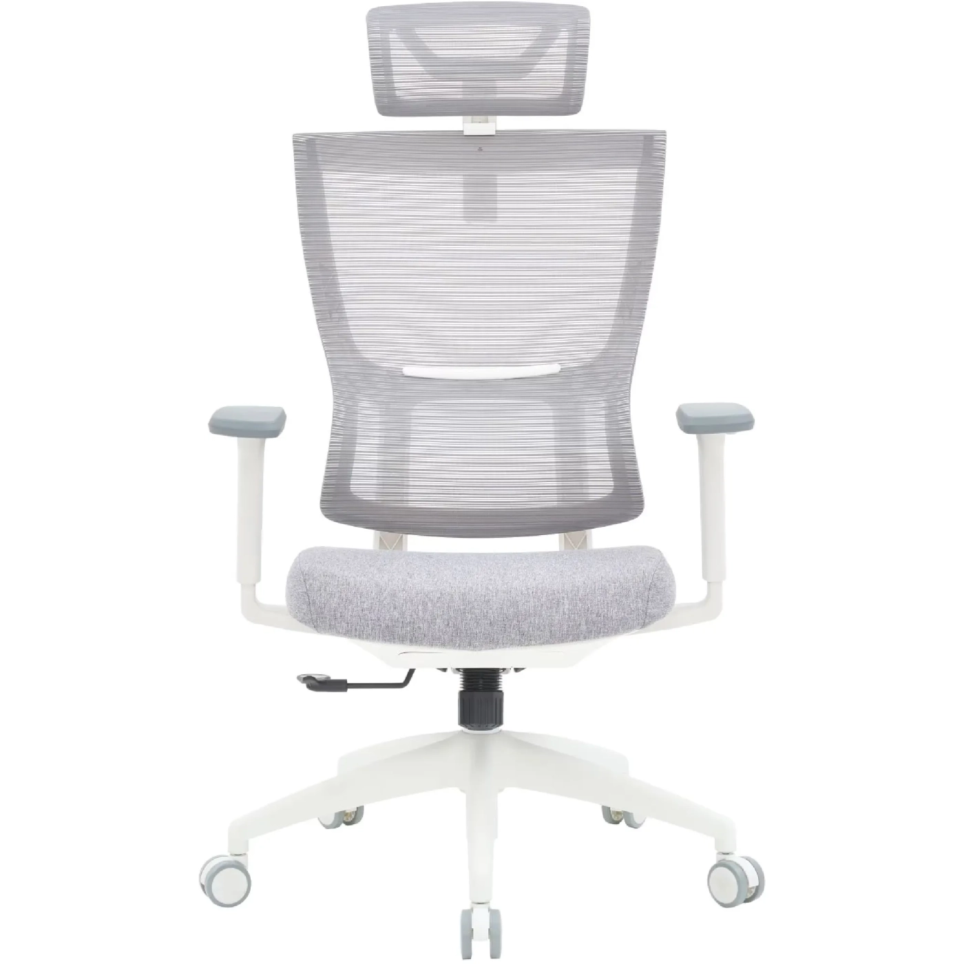 Купити Крісло офісне Officepro Elegant OC600-W-LG-LG White/Light Gray - фото 1