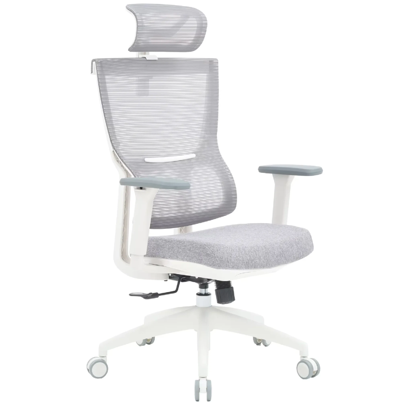 Купити Крісло офісне Officepro Elegant OC600-W-LG-LG White/Light Gray - фото 2