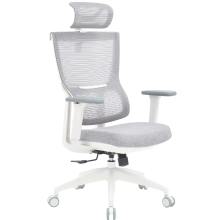 Купити Крісло офісне Officepro Elegant OC600-W-LG-LG White/Light Gray - фото 2