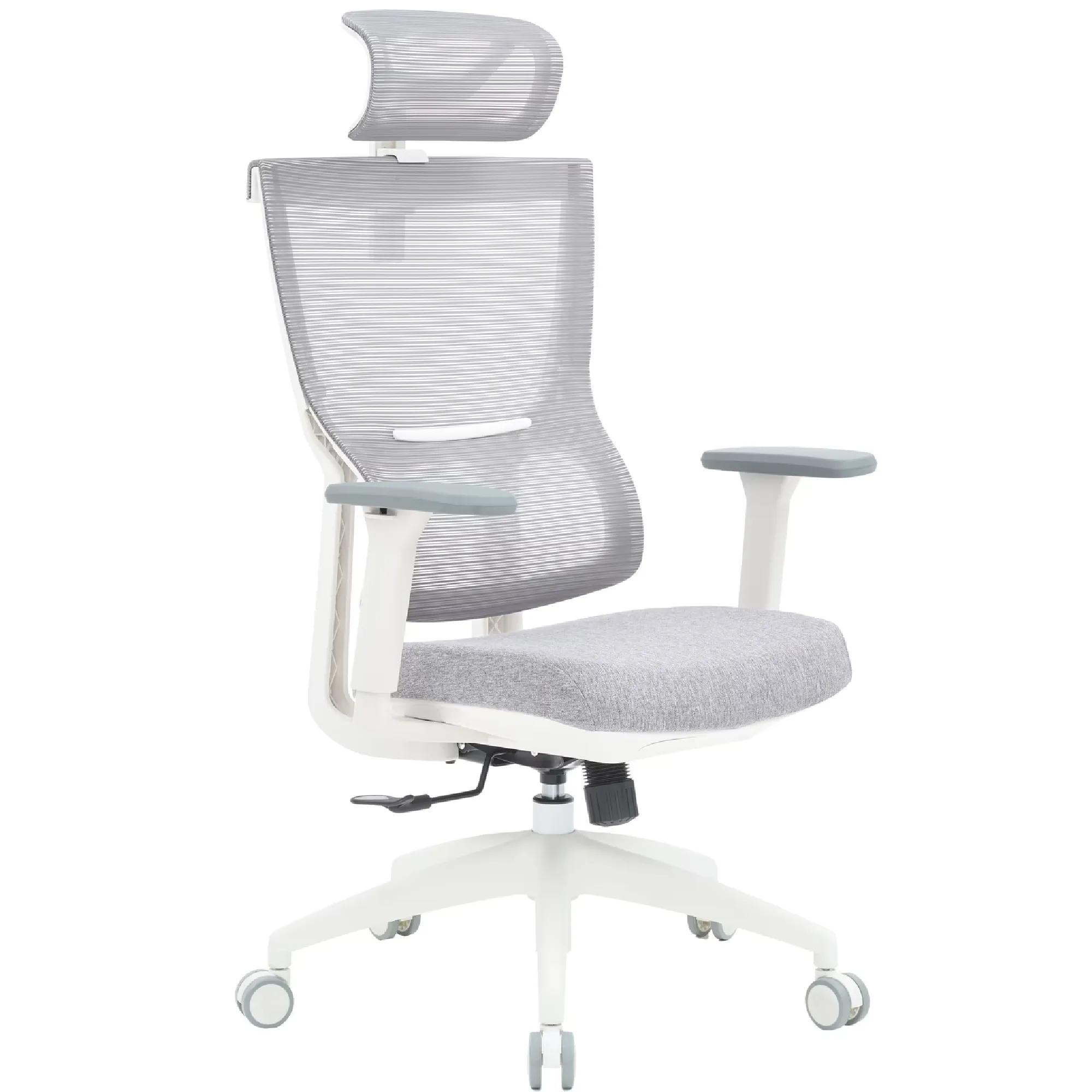Купити Крісло офісне Officepro Elegant OC600-W-LG-LG White/Light Gray - фото 2