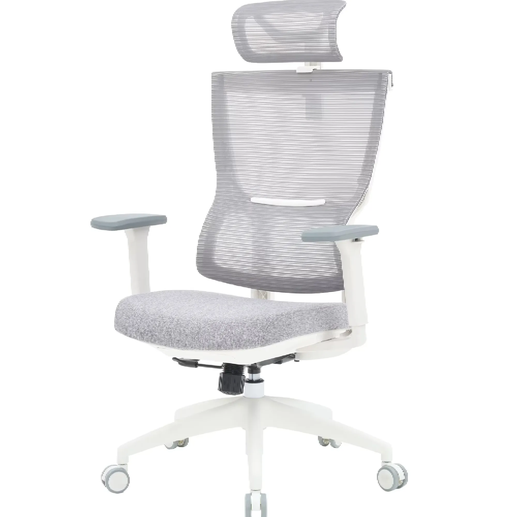Купити Крісло офісне Officepro Elegant OC600-W-LG-LG White/Light Gray - фото 3
