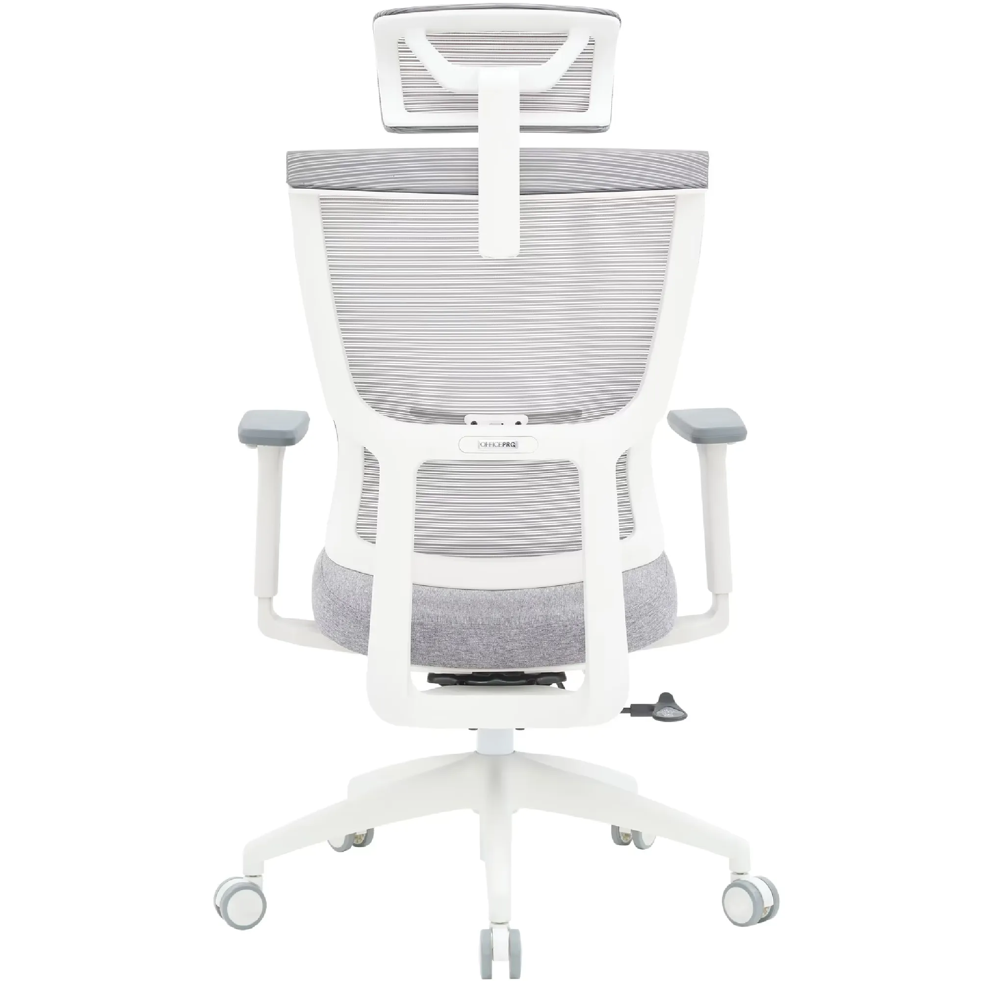 Купити Крісло офісне Officepro Elegant OC600-W-LG-LG White/Light Gray - фото 6