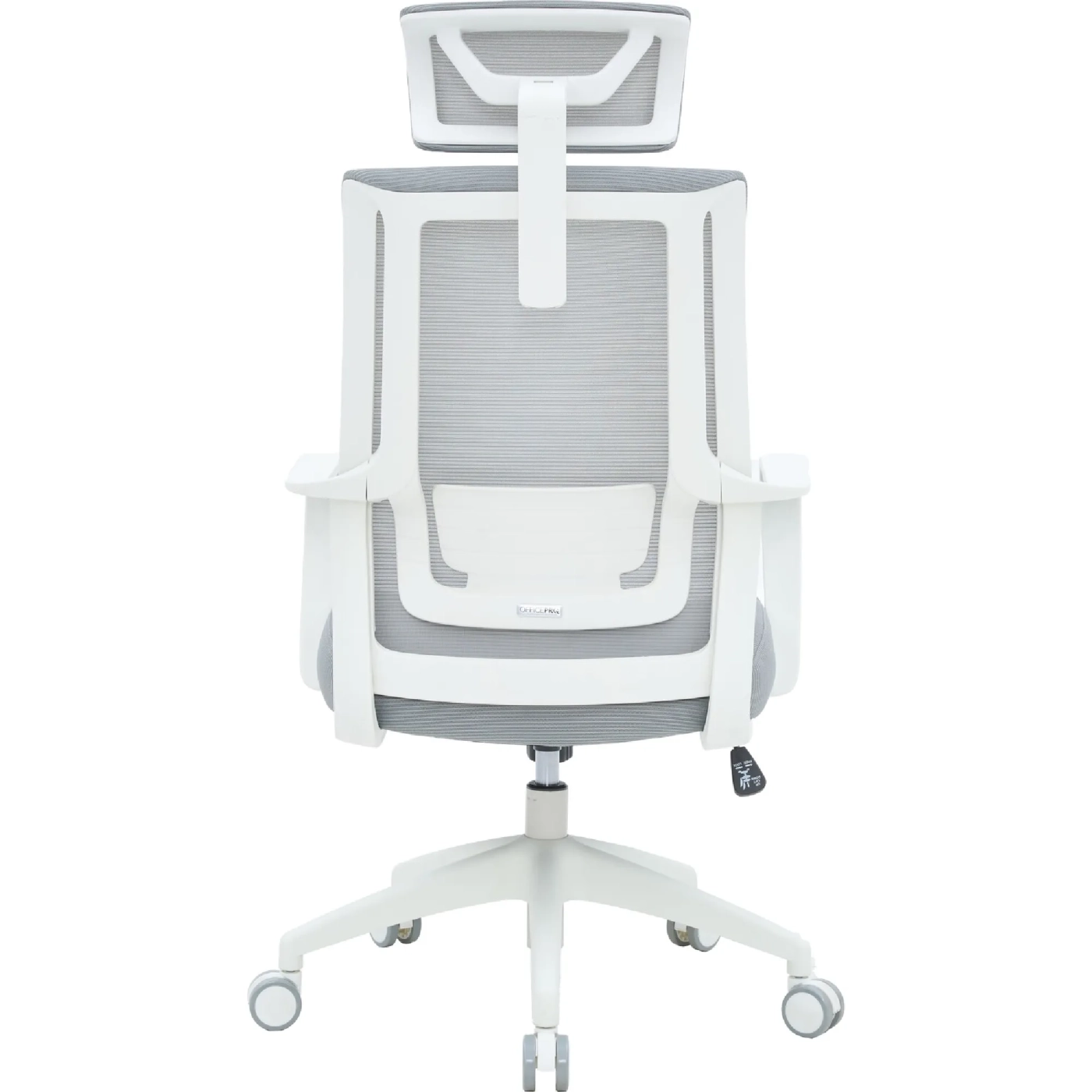 Купить Кресло офисное Officepro Harmony OC310-W-LG-LG White/Light Gray - фото 6