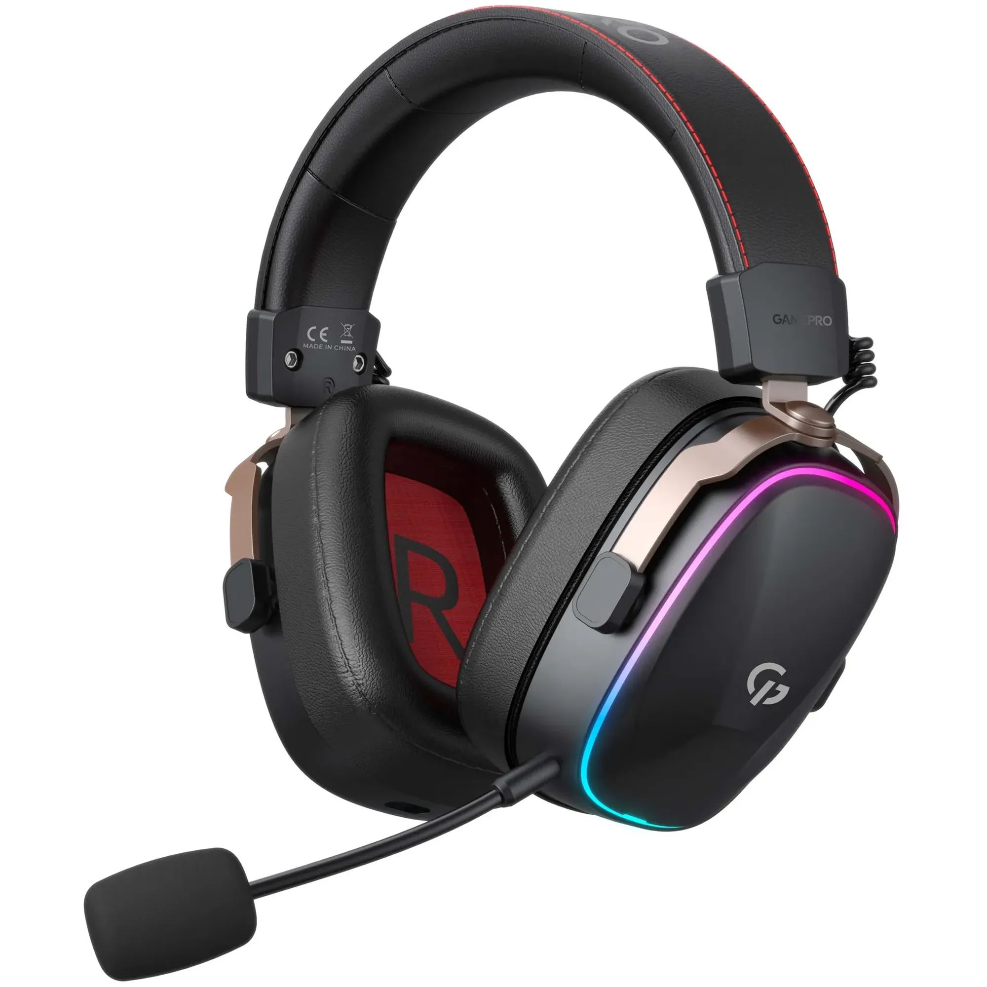 Купити Навушники GamePro Asgard Valkyria Wireless RGB Tri-Mod Black (HSW249) - фото 1