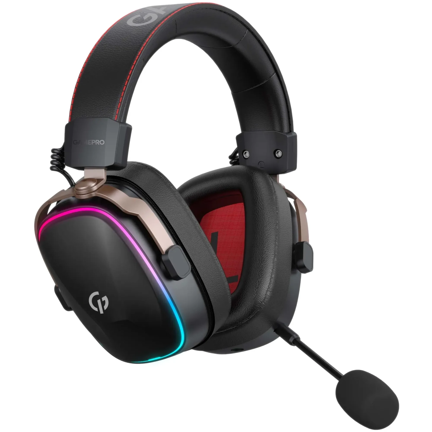 Купити Навушники GamePro Asgard Valkyria Wireless RGB Tri-Mod Black (HSW249) - фото 2