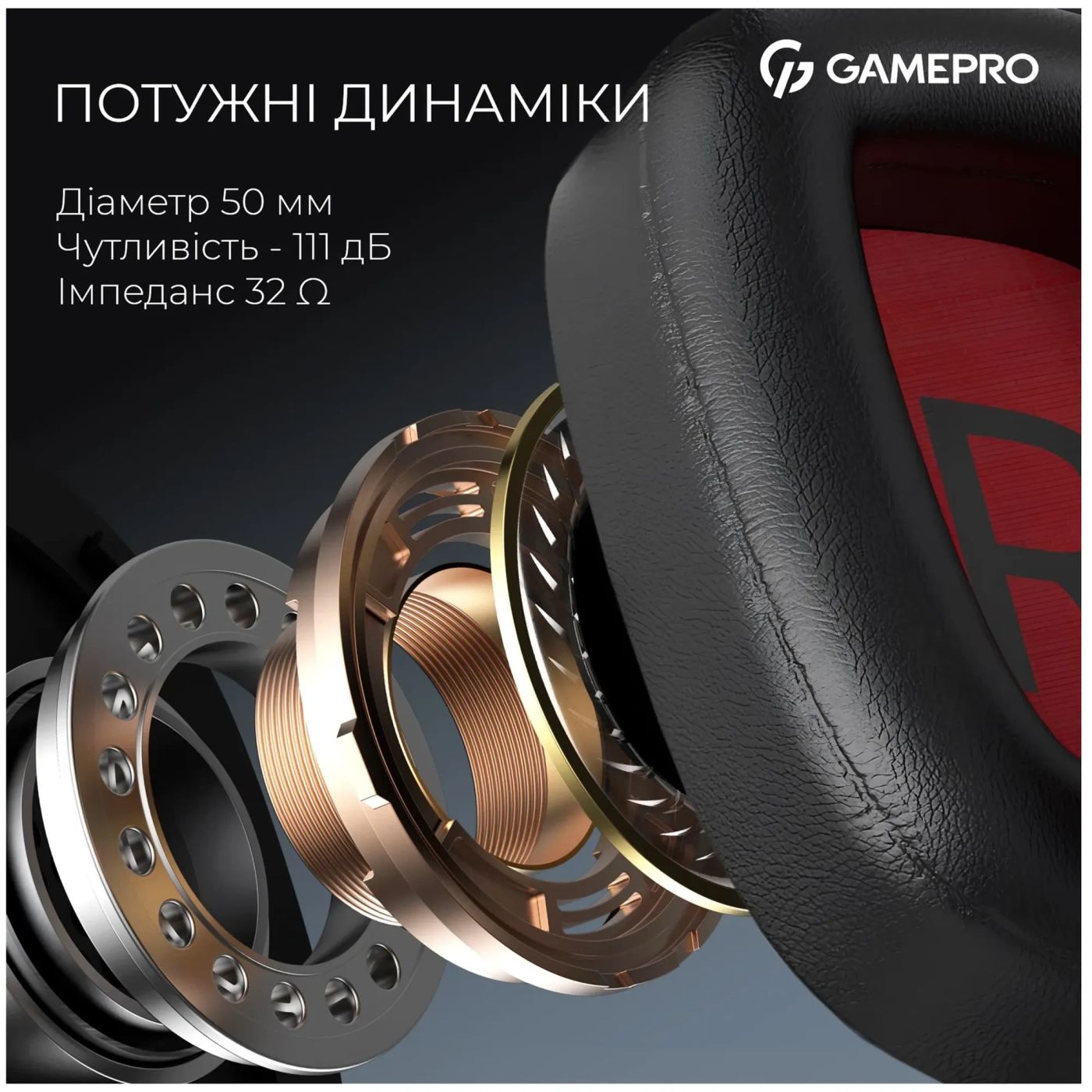 Купити Навушники GamePro Asgard Valkyria Wireless RGB Tri-Mod Black (HSW249) - фото 8