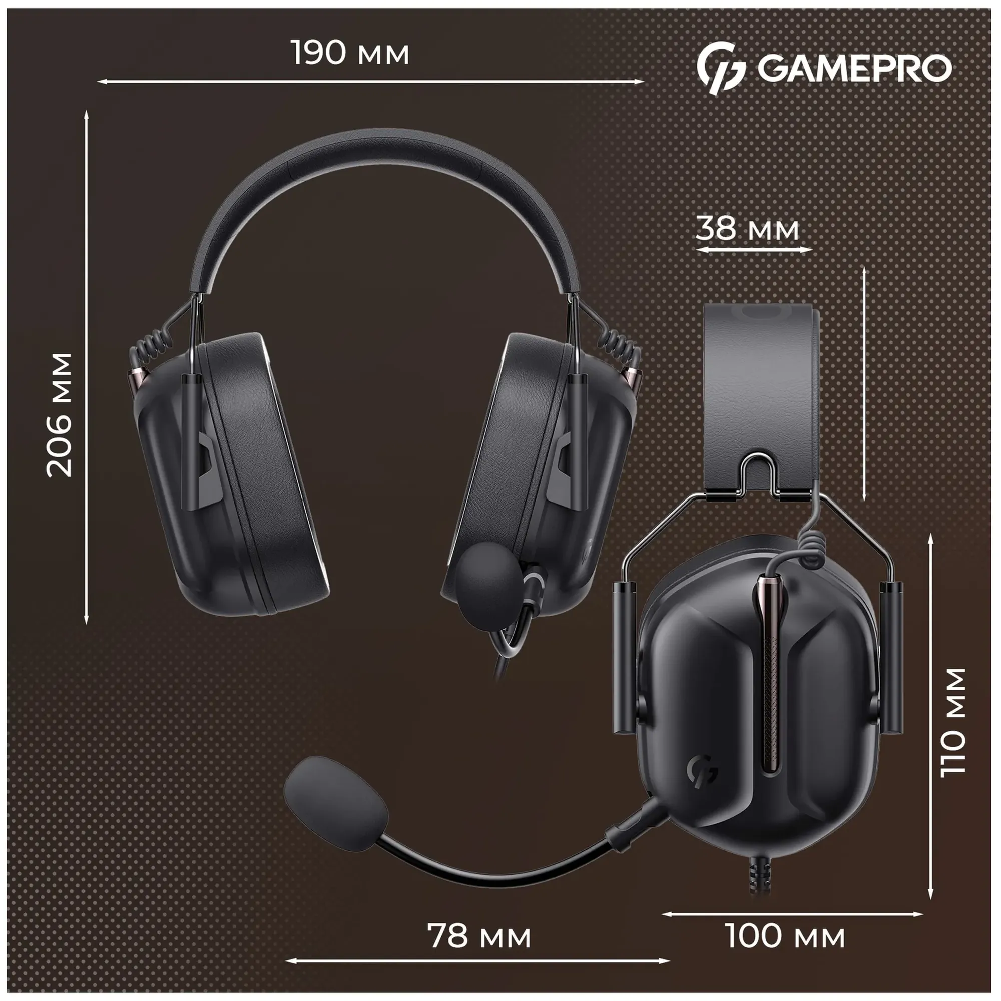 Купить Наушники GamePro Genesis Hunter Black (HS1350B) - фото 14