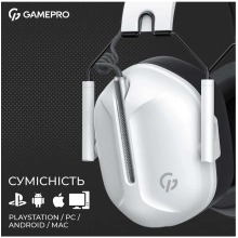 Купить Наушники GamePro Genesis Hunter White (HS1350W) - фото 5