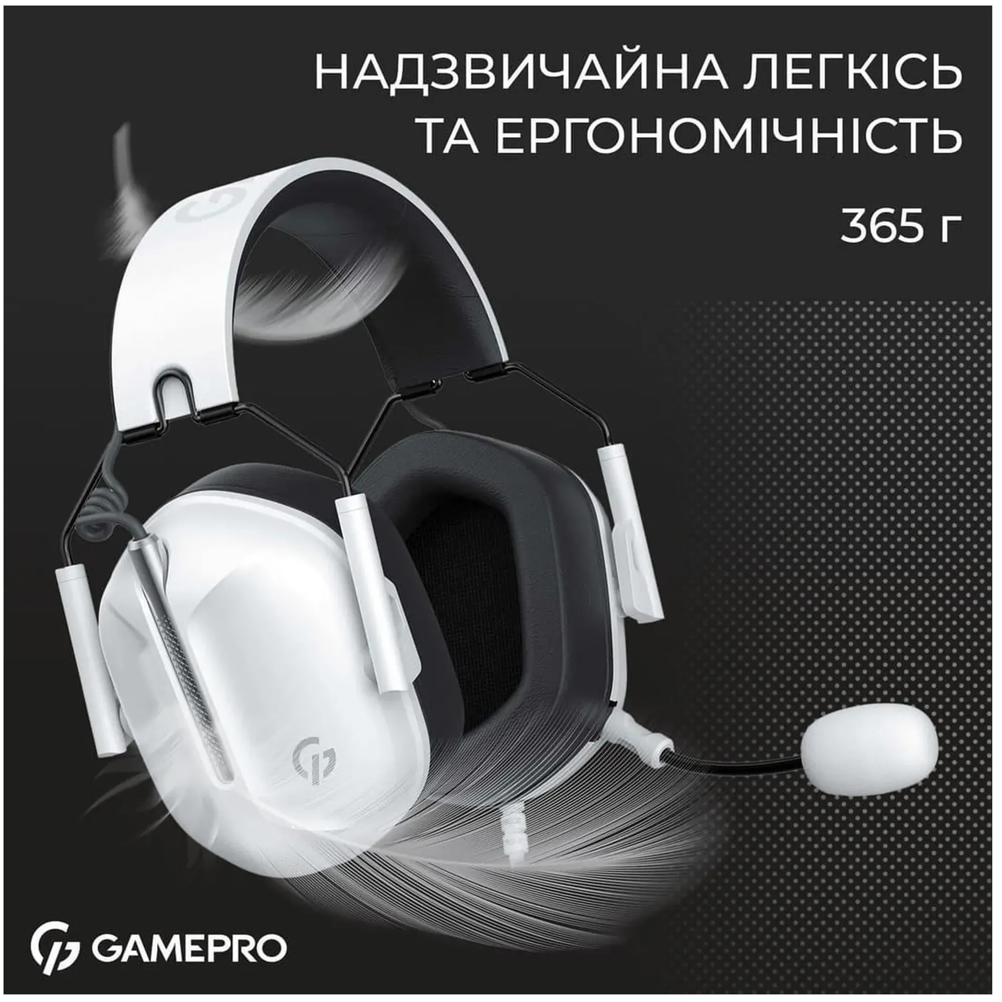 Купить Наушники GamePro Genesis Hunter White (HS1350W) - фото 6