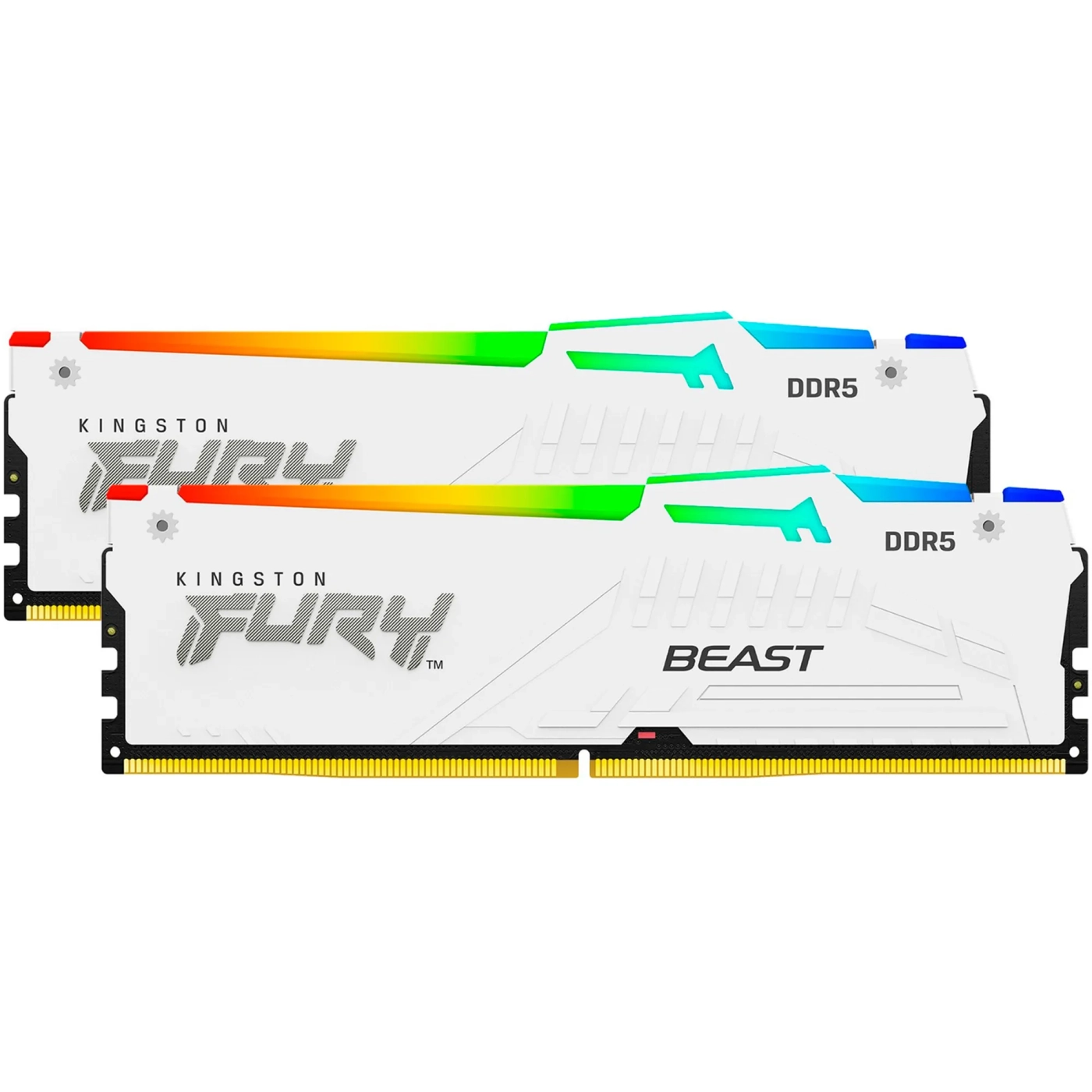 Купити Модуль пам'яті Kingston FURY Beast RGB EXPO White DDR5-6000 32GB (2x16GB) (KF560C36BWE2AK2-32) - фото 2