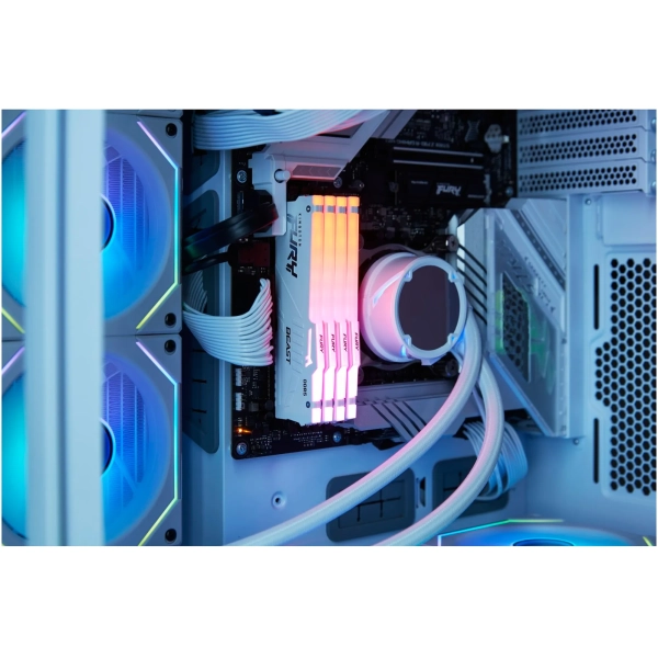Купити Модуль пам'яті Kingston FURY Beast RGB EXPO White DDR5-6000 32GB (2x16GB) (KF560C36BWE2AK2-32) - фото 5