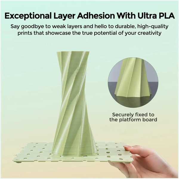 Купить Ultra PLA Filament (пластик) для 3D принтера Creality Soleyin 1кг, 1.75мм, ананасово-желтый (3301010506) - фото 6