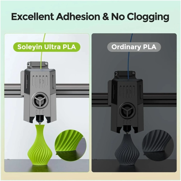 Купити Ultra PLA Filament (пластик) для 3D принтера Creality Soleyin 1кг, 1.75мм, мигдально-фіолетовий (3301010507) - фото 4