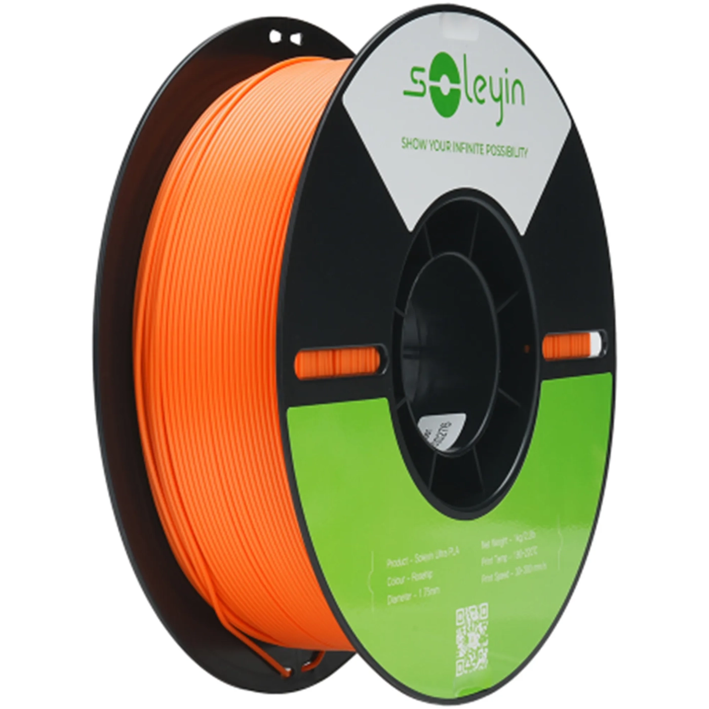 Купити Ultra PLA Filament (пластик) для 3D принтера Creality Soleyin 1кг, 1.75мм, шипшина (3301010509) - фото 1