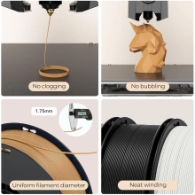 Купить Ultra PLA Filament (пластик) для 3D принтера Creality Soleyin матовый 1кг, 1.75мм, чёрный (3301010513) - фото 5