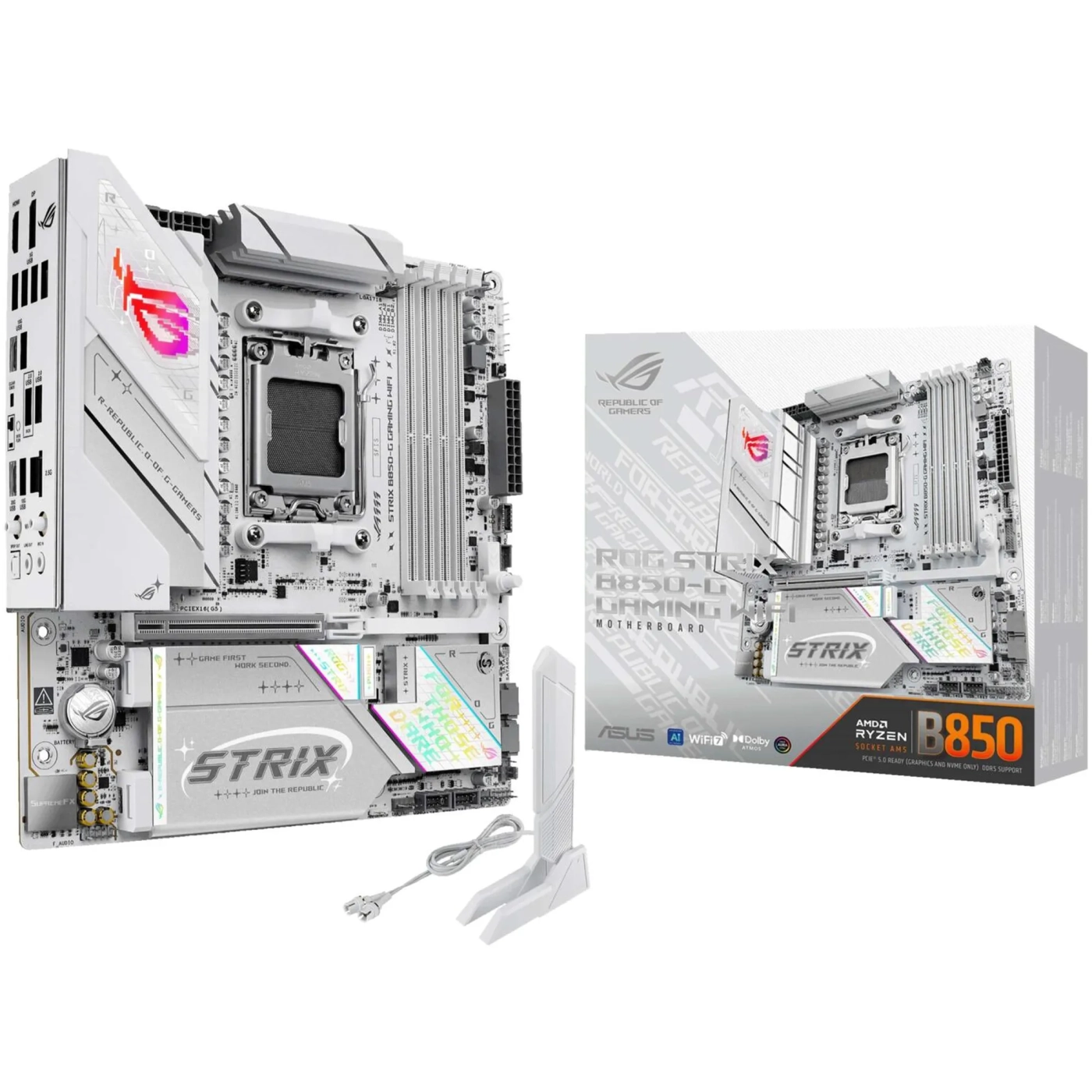 Купити Материнська плата Asus ROG Strix B850-G Gaming WiFi - фото 1