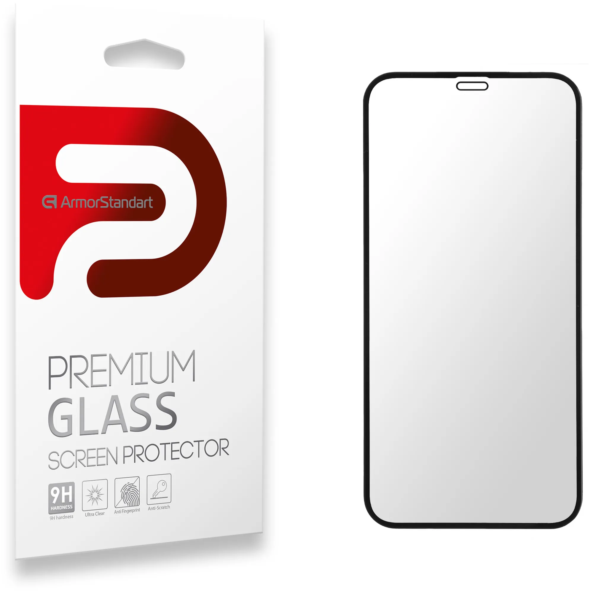 Купить Защитное стекло Armorstandart Full Glue для iPhone 12 Pro Max Black (ARM57550) - фото 1