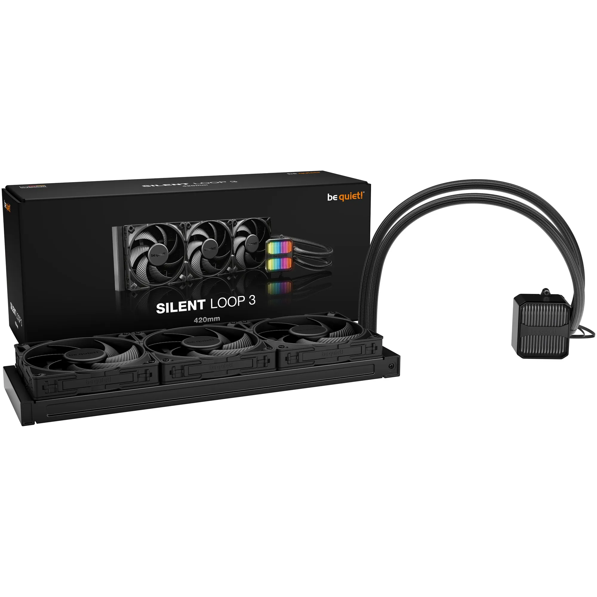 Купить Система водяного охлаждения be quiet!  Silent Loop 3 420mm Black (BW026) - фото 6