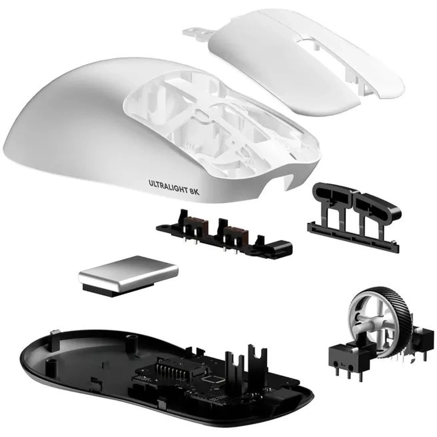 Купить Мышь GamePro Asgard Odin Wireless/USB-C White 8K PAW3950 (GM035W) - фото 4