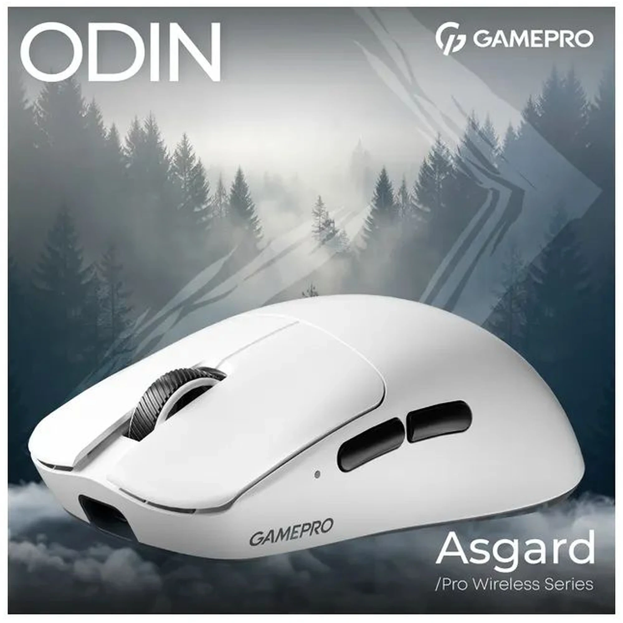 Купить Мышь GamePro Asgard Odin Wireless/USB-C White 8K PAW3950 (GM035W) - фото 7