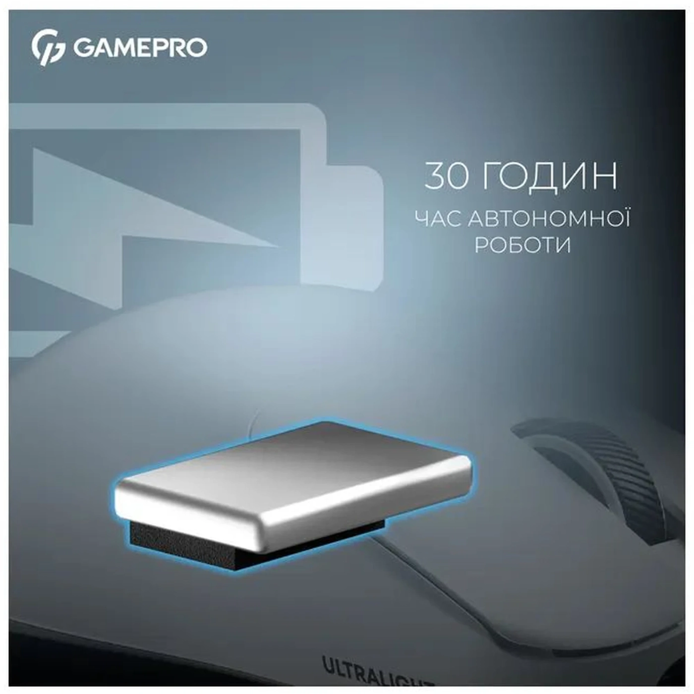 Купить Мышь GamePro Asgard Odin Wireless/USB-C White 8K PAW3950 (GM035W) - фото 8
