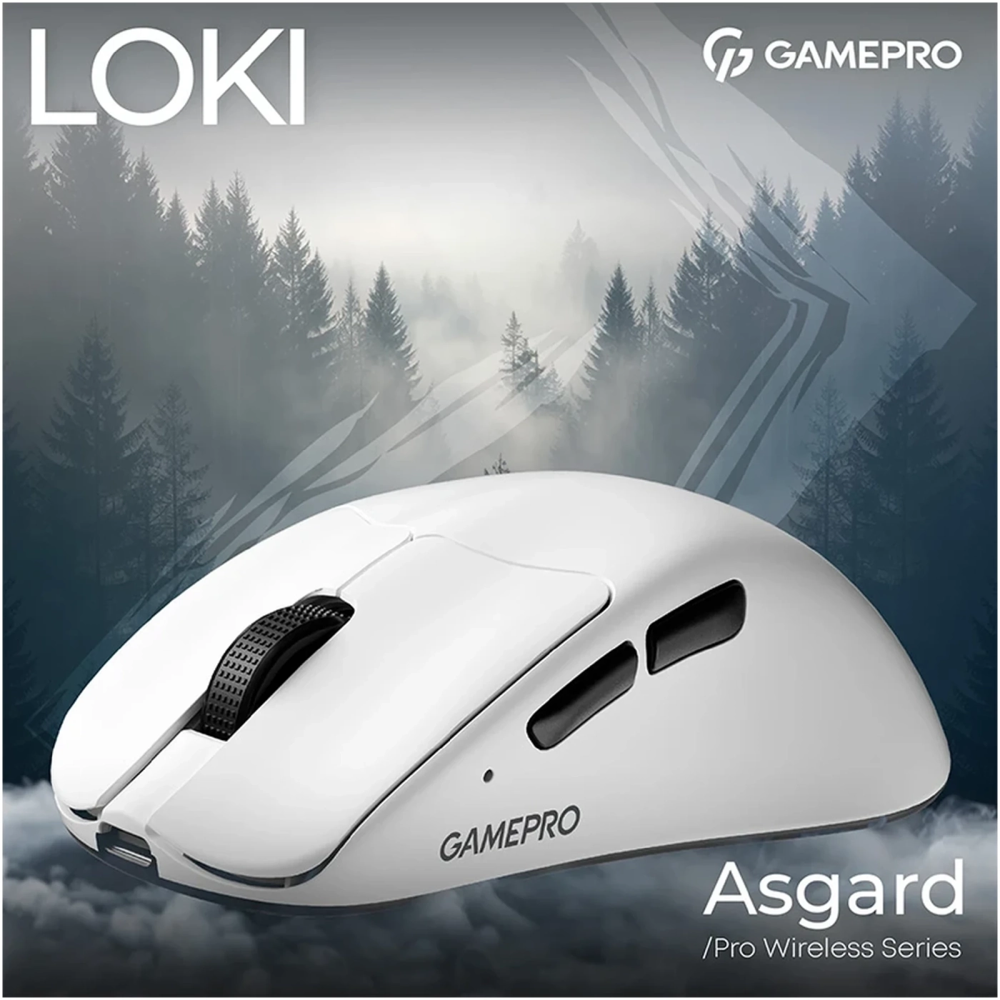 Купить Мышь GamePro Asgard Surt Wireless/Bluetooth/USB-C White (GM017W) - фото 5