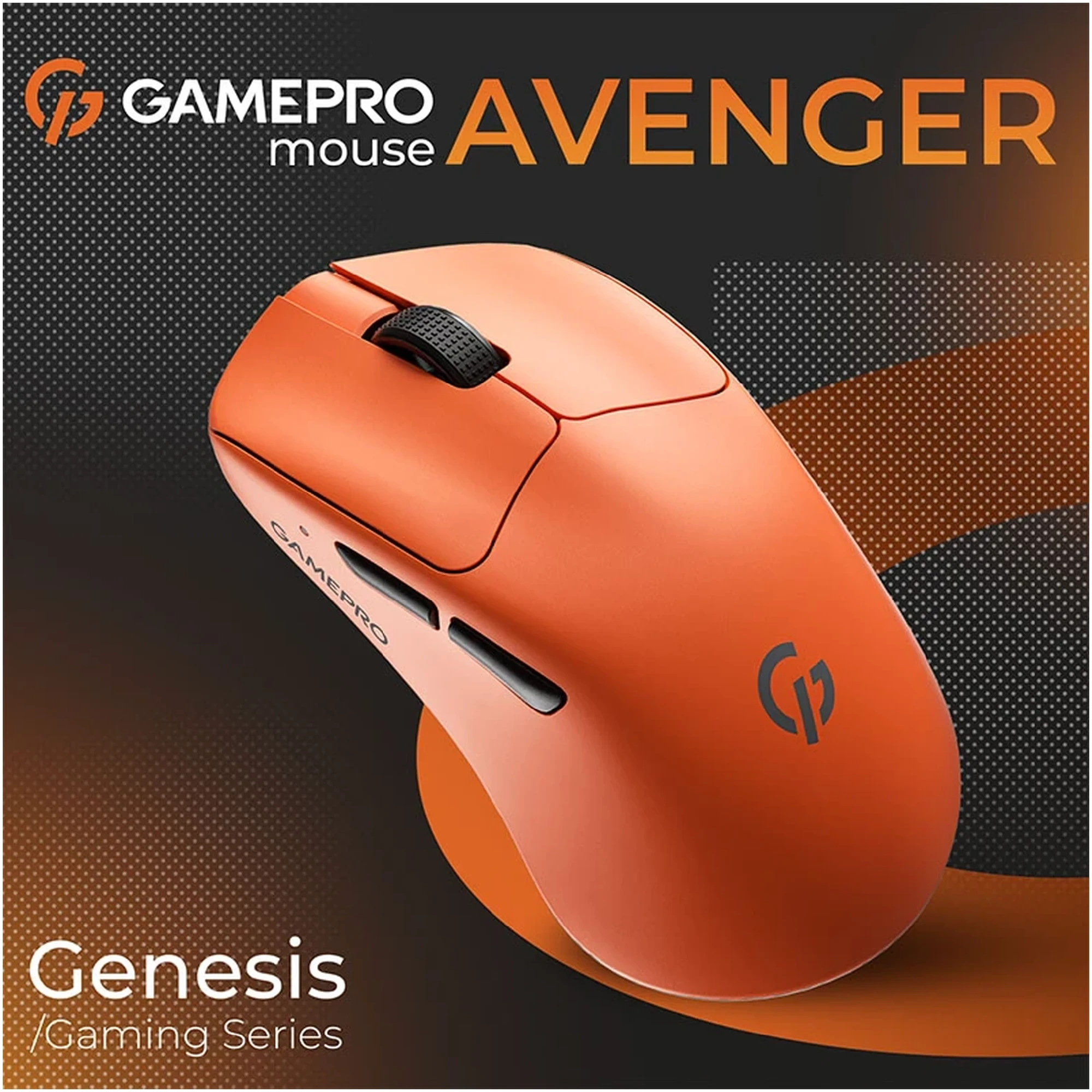 Купить Мышь GamePro Genesis Avenger Wireless/Bluetooth/USB-C Orange (GM096O) - фото 5
