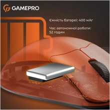 Купить Мышь GamePro Genesis Avenger Wireless/Bluetooth/USB-C Orange (GM096O) - фото 8