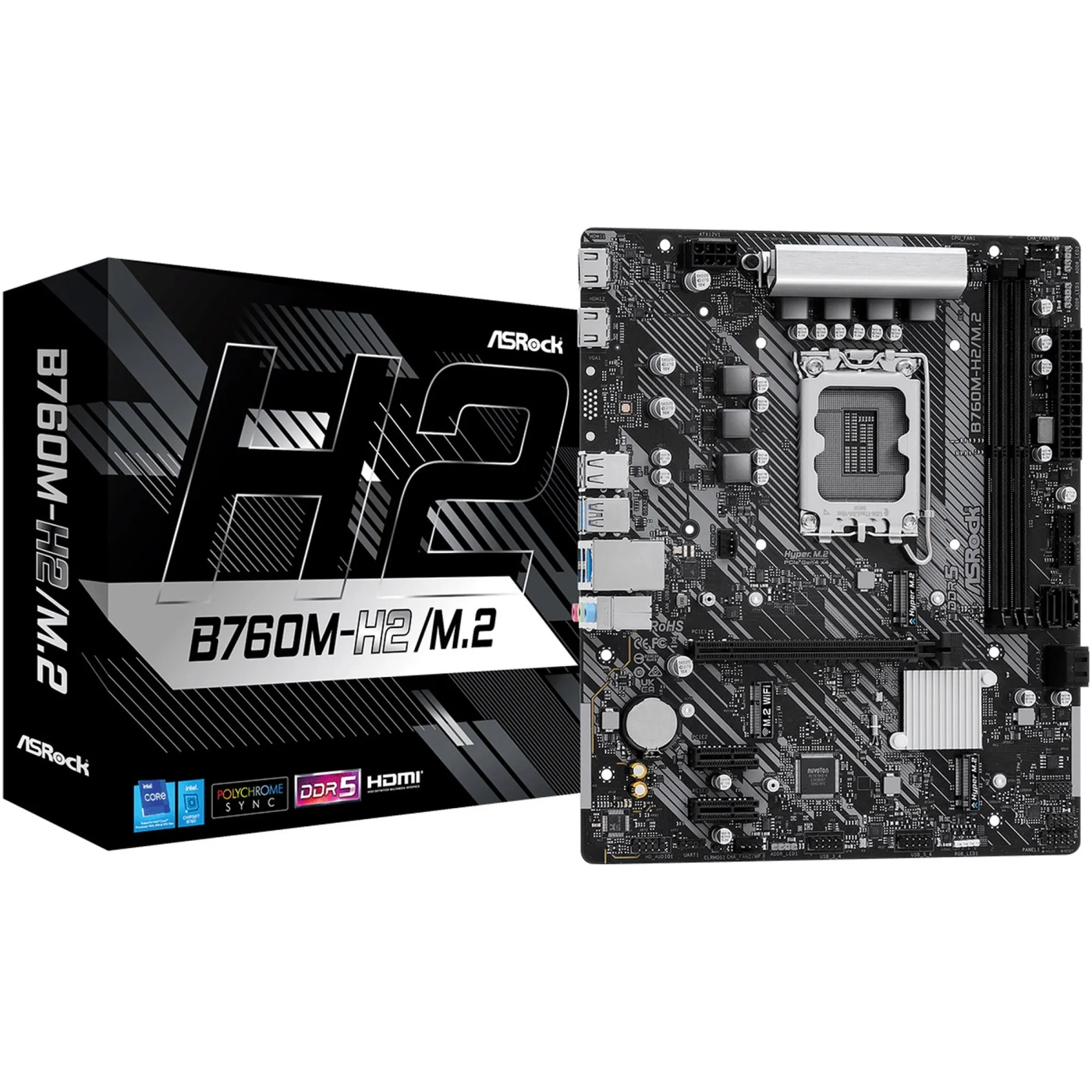 Купить Материнская плата Asus B760M-H2/M.2 - фото 2