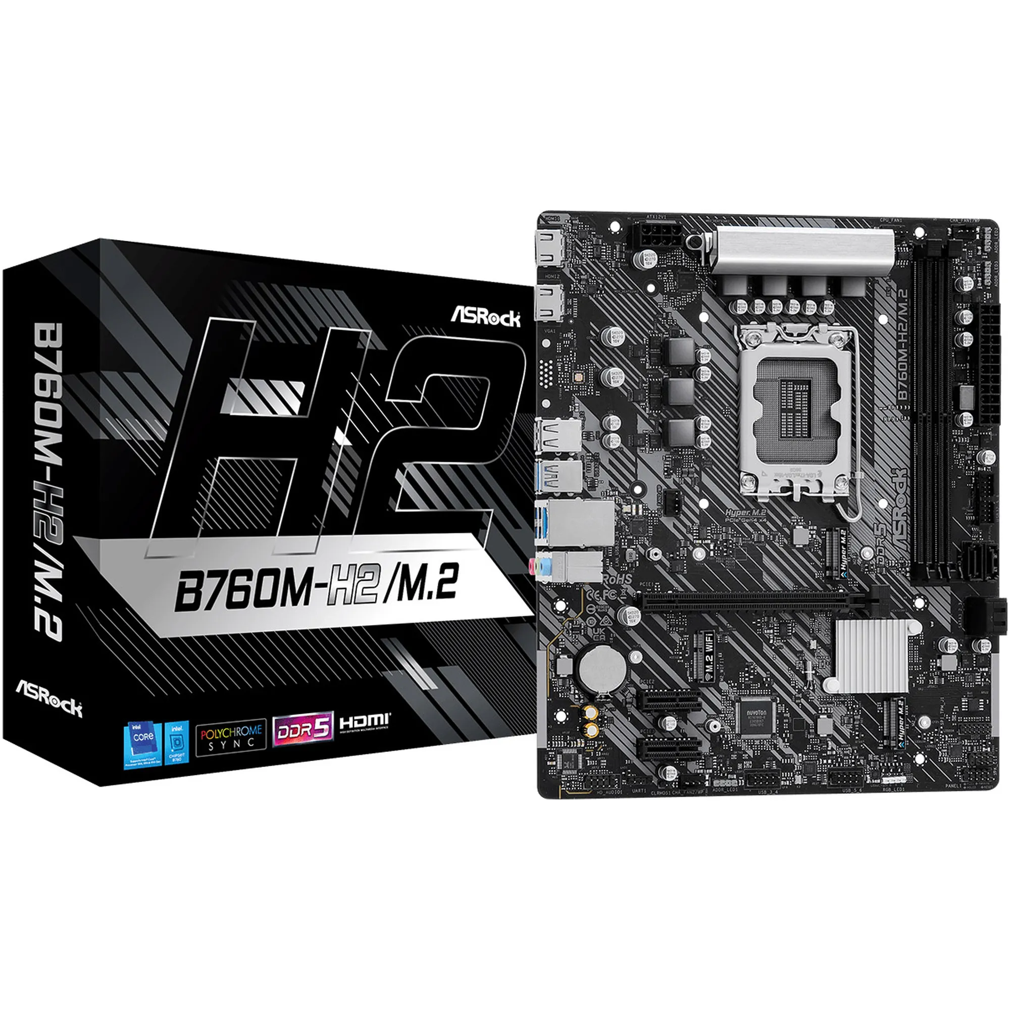Купить Материнская плата Asus B760M-H2/M.2 - фото 2
