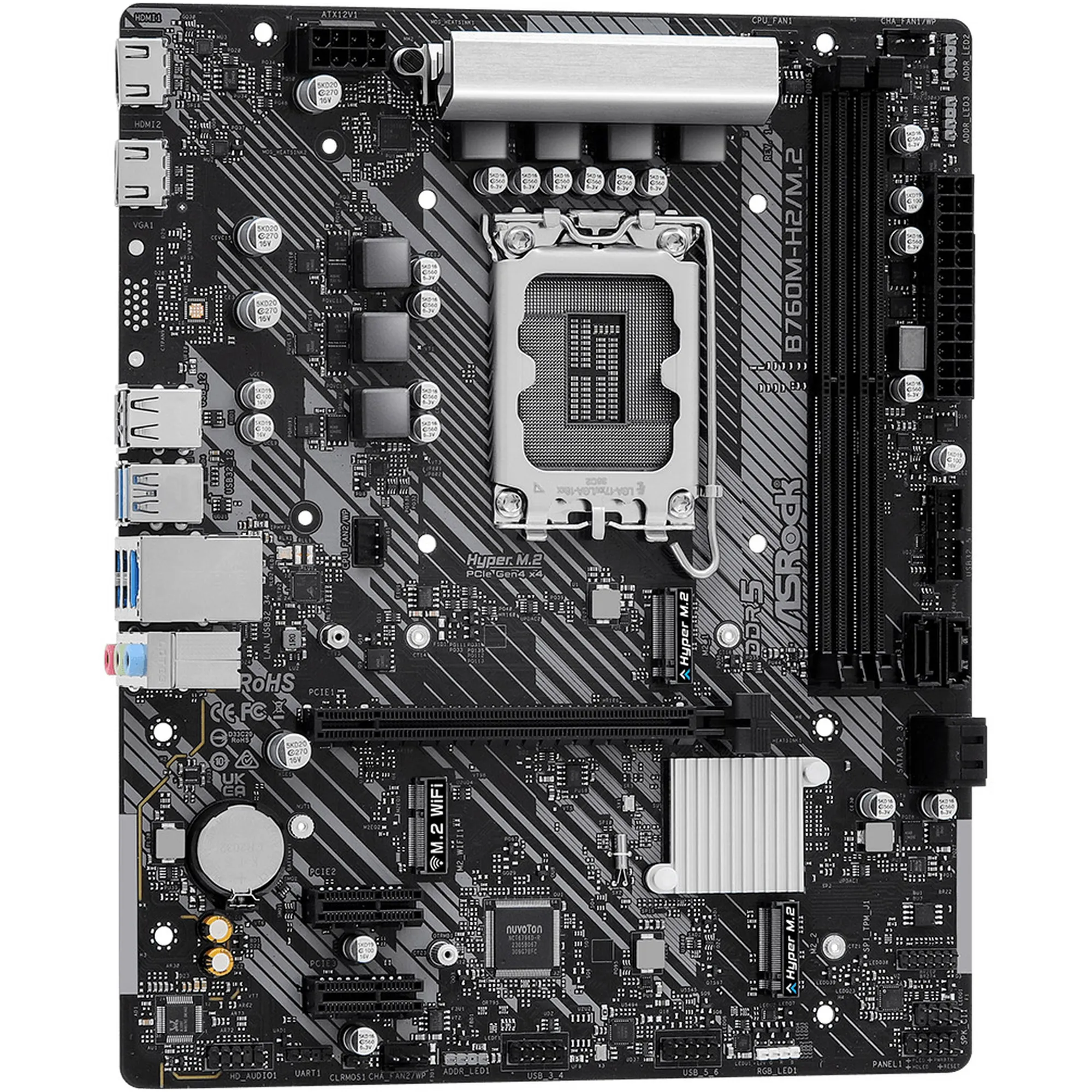 Купить Материнская плата Asus B760M-H2/M.2 - фото 4
