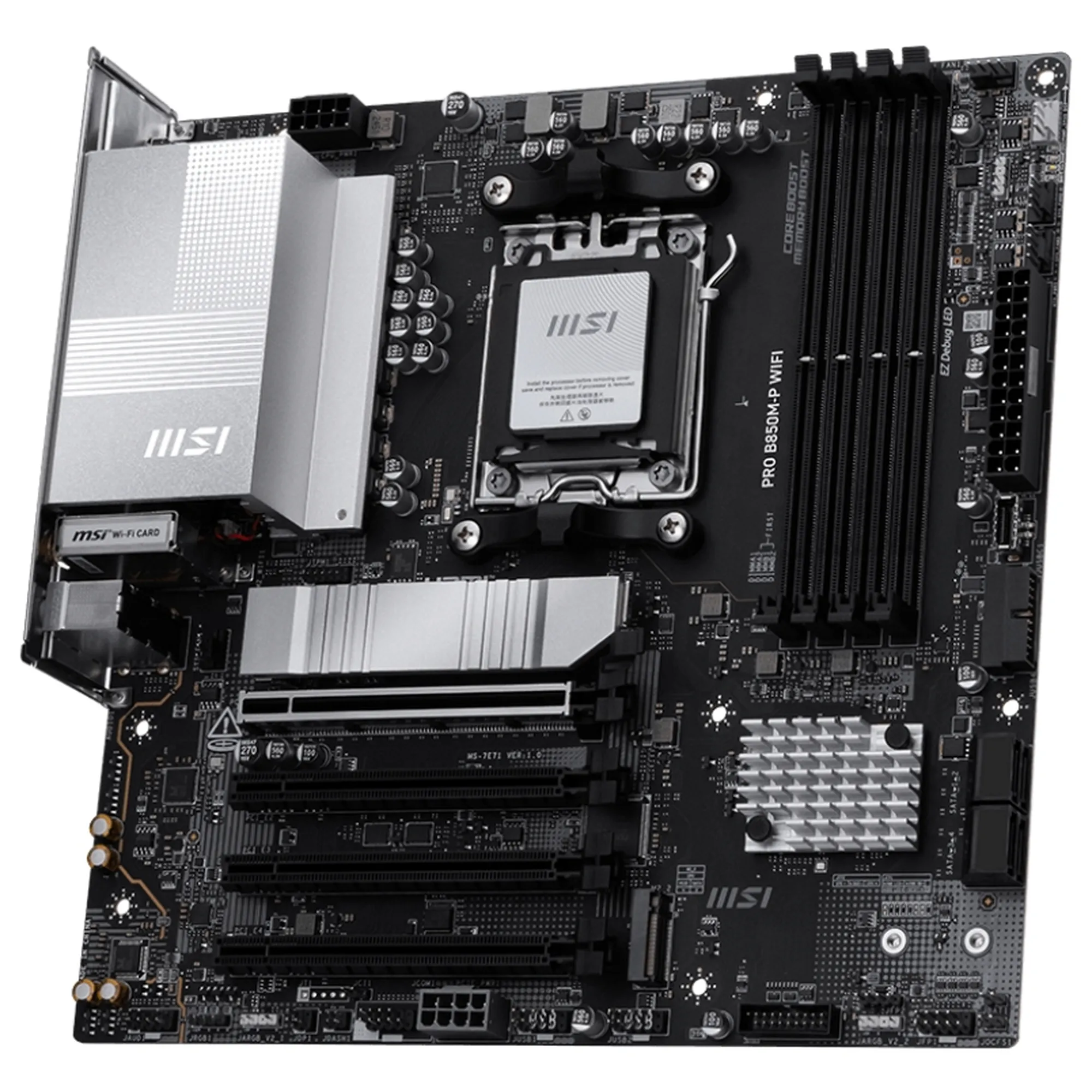 Купити Материнська плата MSI Pro B850M-P WiFi - фото 2