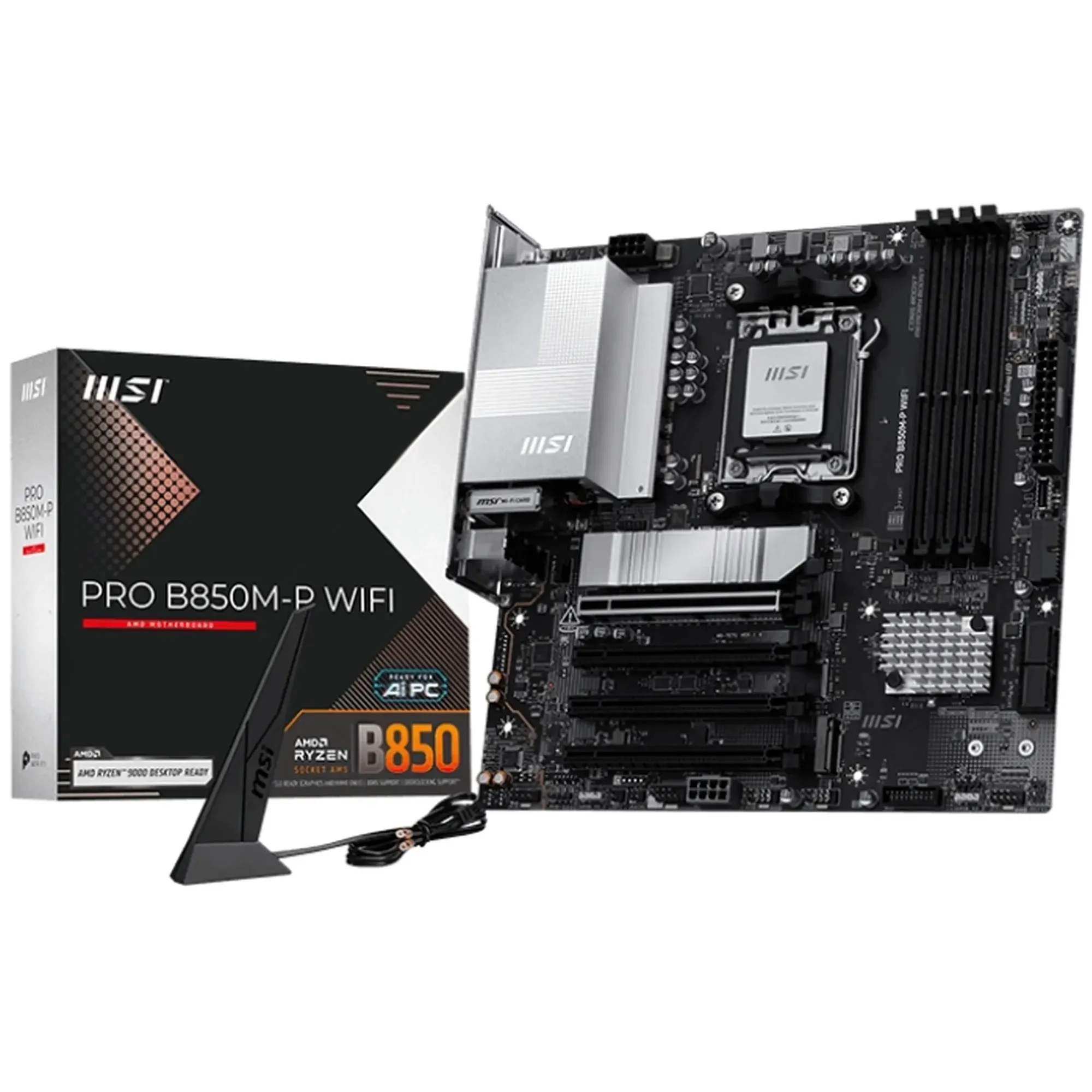 Купить Материнская плата MSI Pro B850M-P WiFi - фото 1