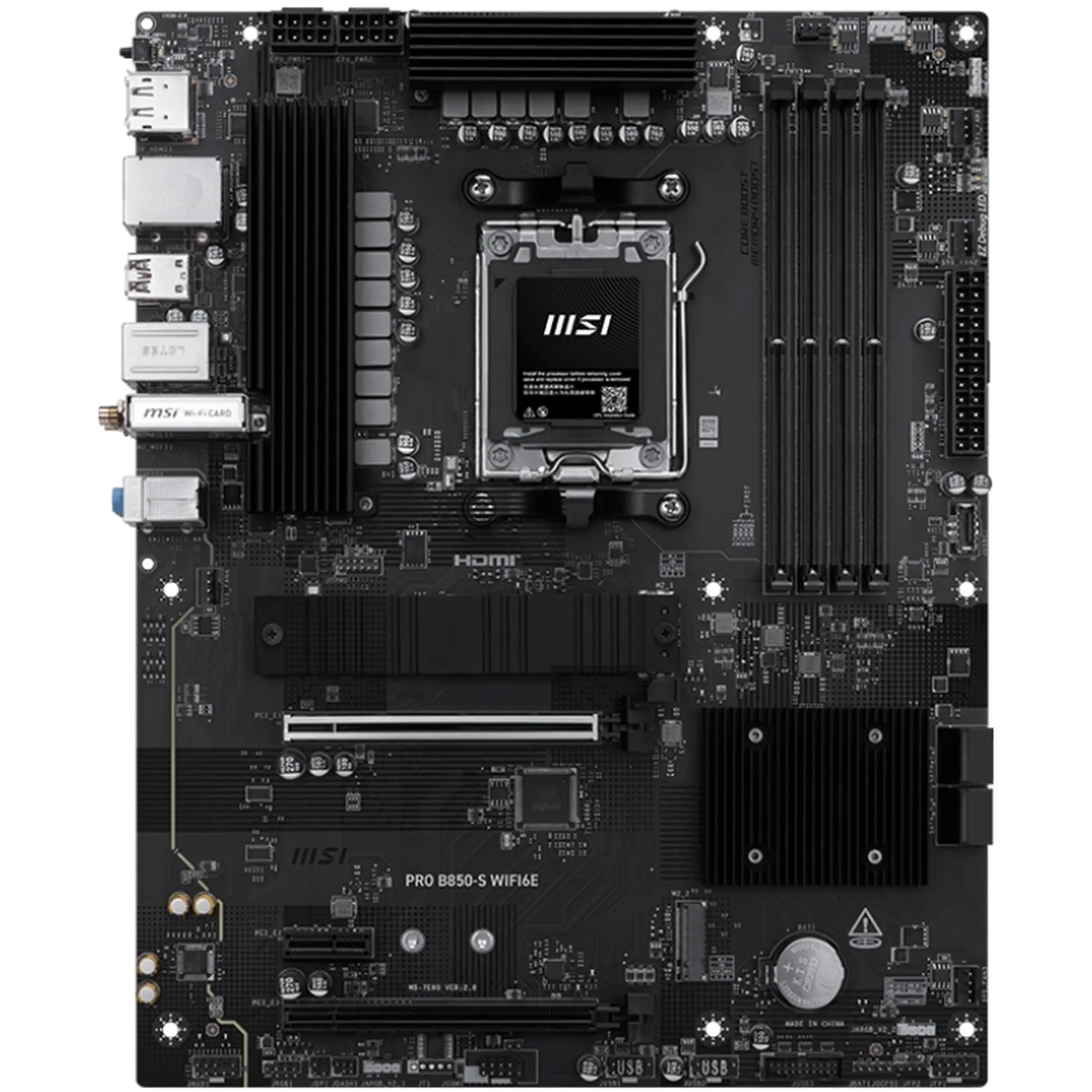 Купить Материнская плата MSI Pro B850-S WiFi6E - фото 1