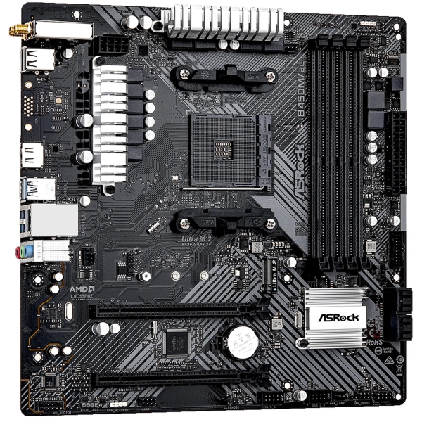 Купить Материнская плата ASRock B450M/ac R2.0 - фото 3