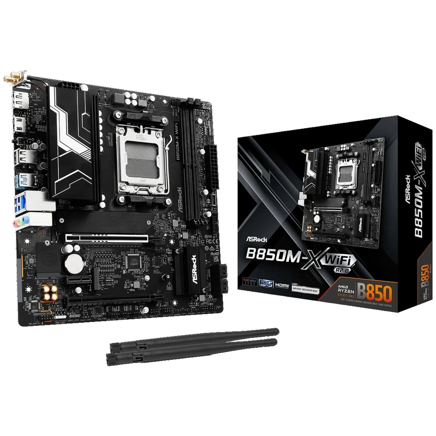 Купить Материнская плата ASRock B850M-X WiFi R2.0 - фото 1