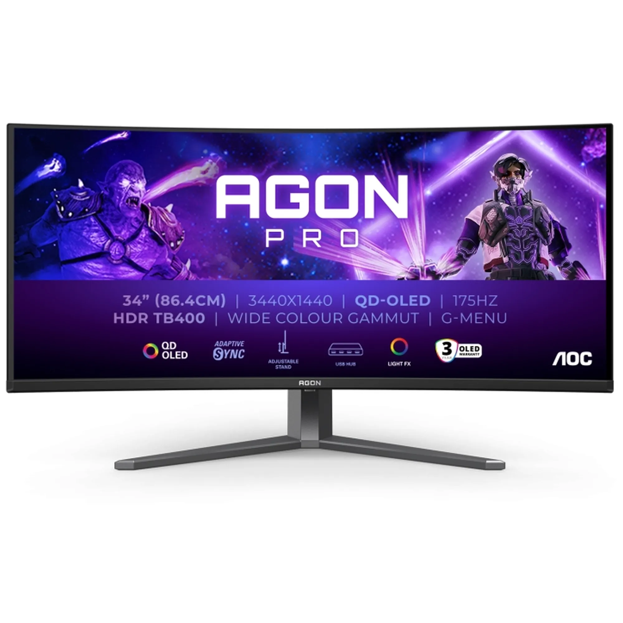 Купить Монитор 34" AOC Agon Pro AG346UCD - фото 2