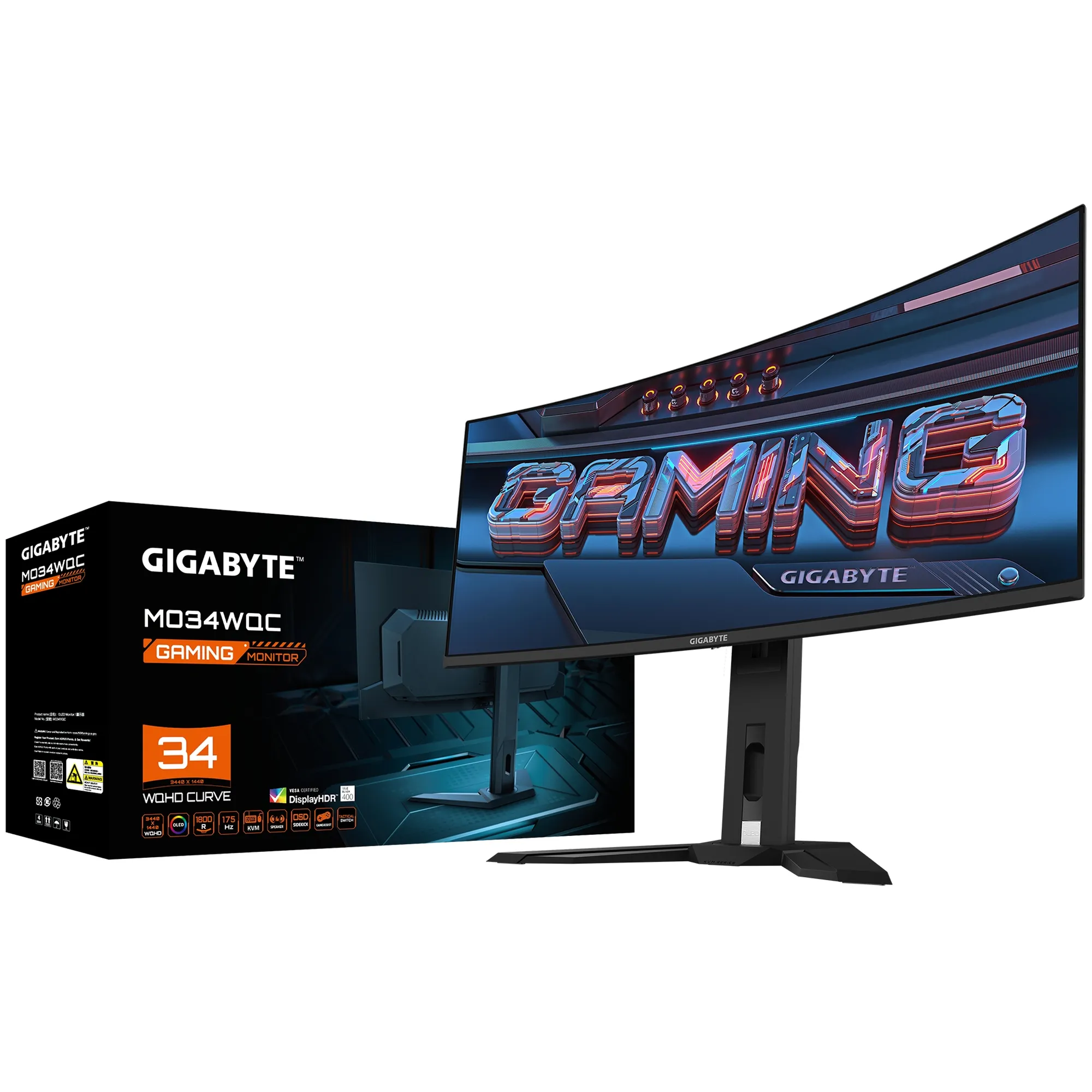 Купити Монітор 34" Gigabyte MO34WQC - фото 9
