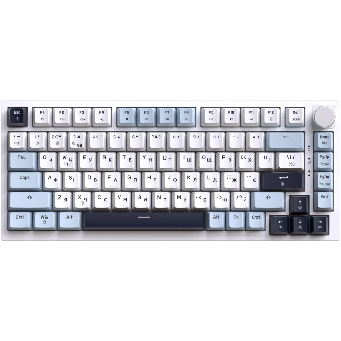 Купити Клавіатура GamePro Genesis Warden Outemu Swith RGB USB-C (MK160BL) - фото 1