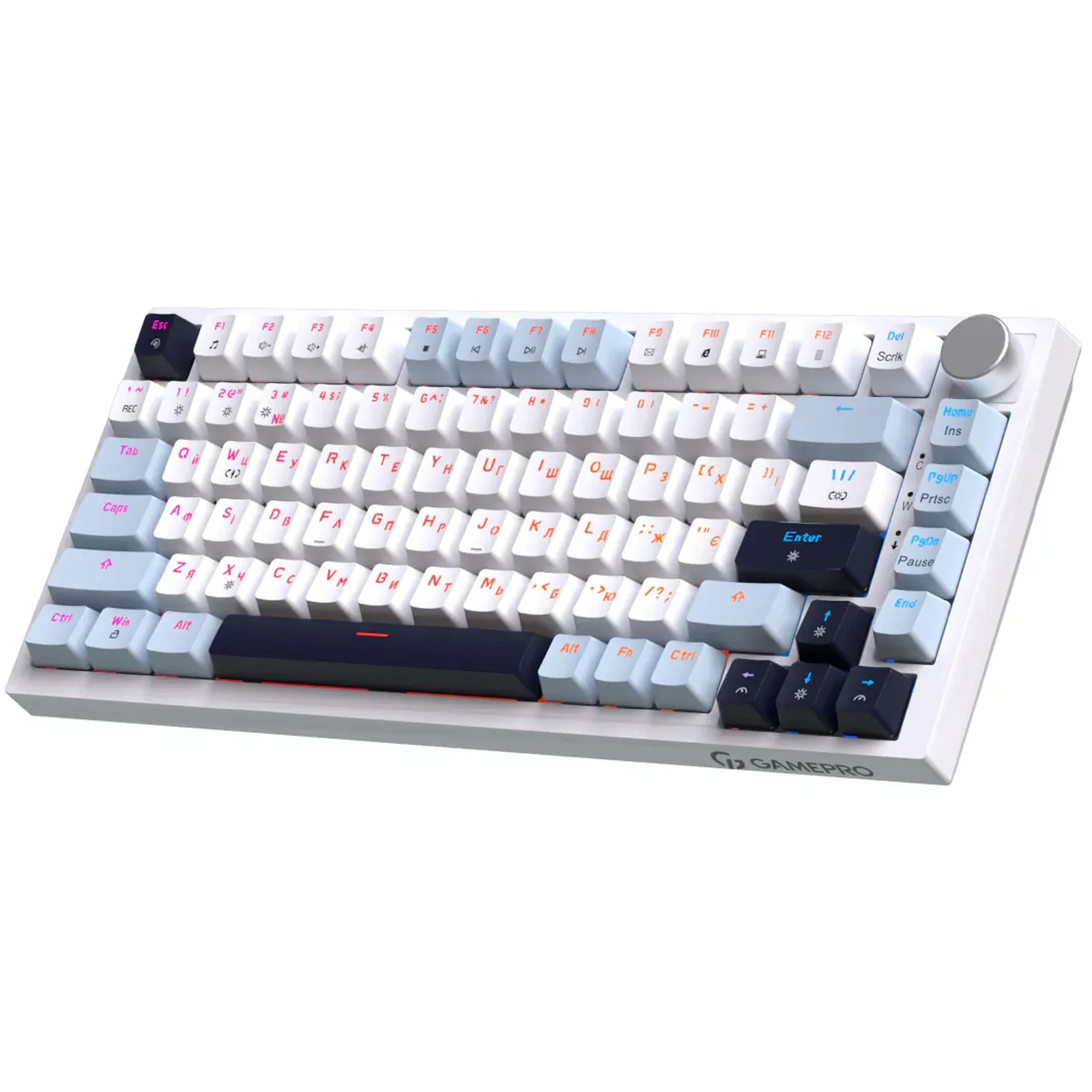 Купити Клавіатура GamePro Genesis Warden Outemu Swith RGB USB-C (MK160BL) - фото 2