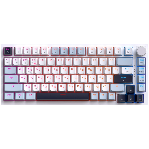 Купити Клавіатура GamePro Genesis Warden Outemu Swith RGB USB-C (MK160BL) - фото 3