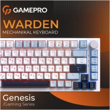 Купити Клавіатура GamePro Genesis Warden Outemu Swith RGB USB-C (MK160BL) - фото 7
