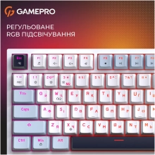 Купити Клавіатура GamePro Genesis Warden Outemu Swith RGB USB-C (MK160BL) - фото 9