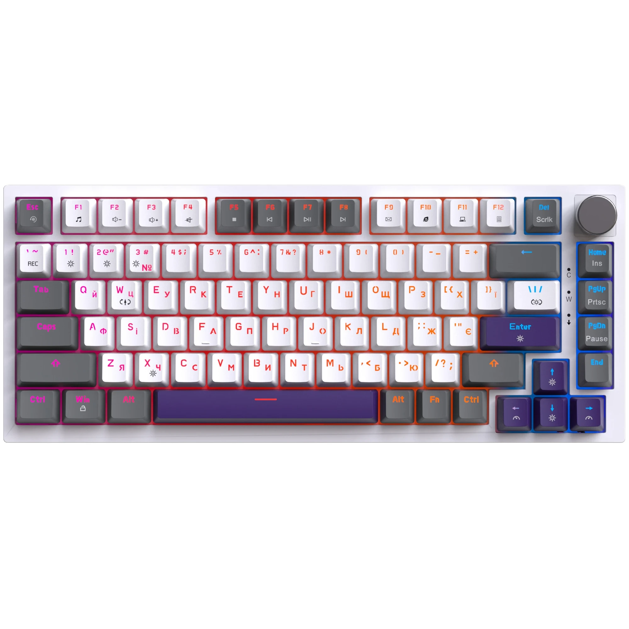Купить Клавиатура GamePro Genesis Warden Outemu Swith RGB USB-C (MK160P) - фото 3
