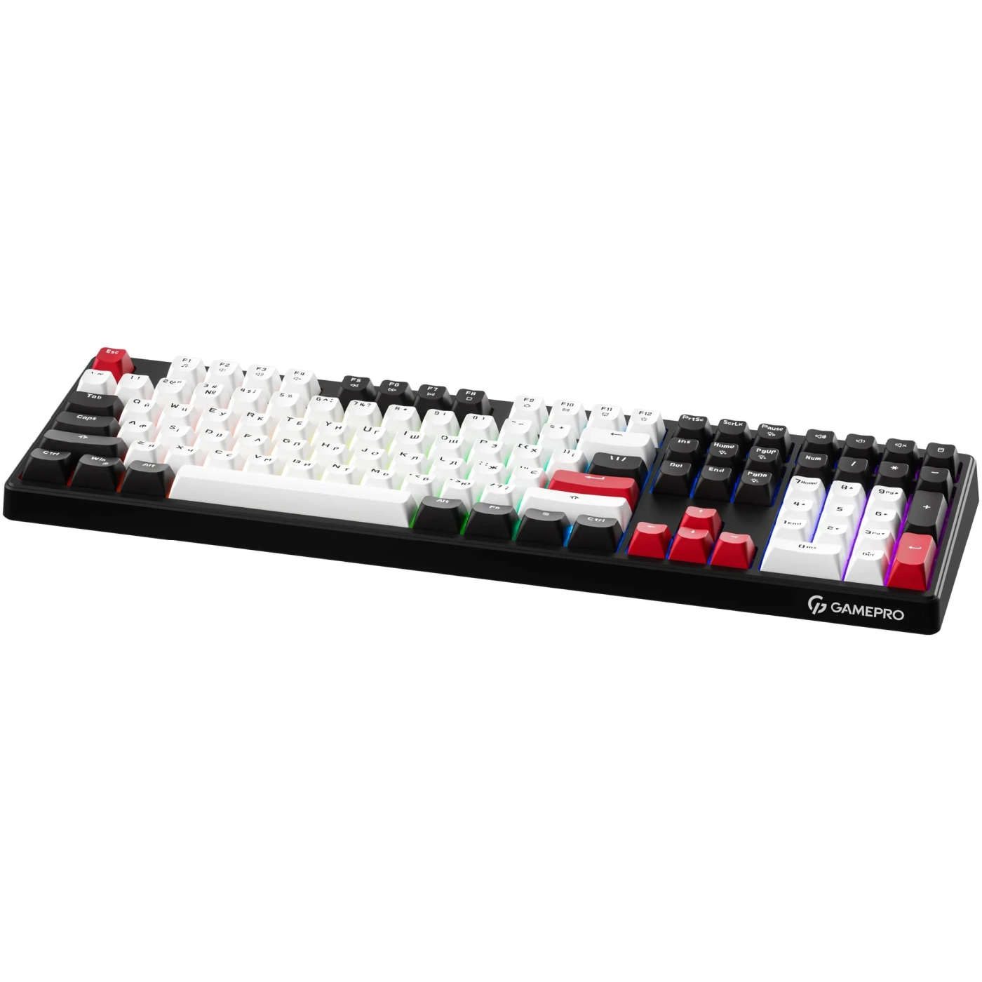 Купить Клавиатура GamePro GK650 Rainbow LED USB-C - фото 2