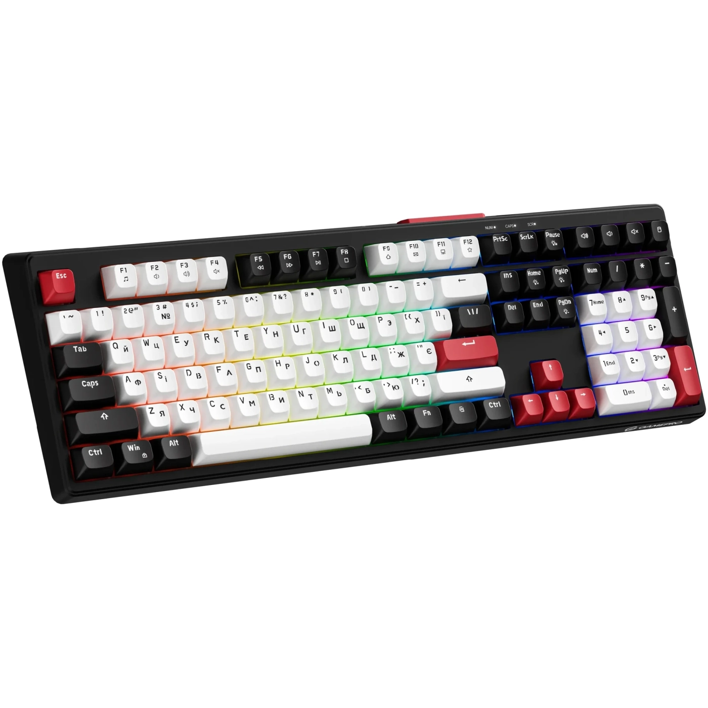 Купить Клавиатура GamePro GK650 Rainbow LED USB-C - фото 4